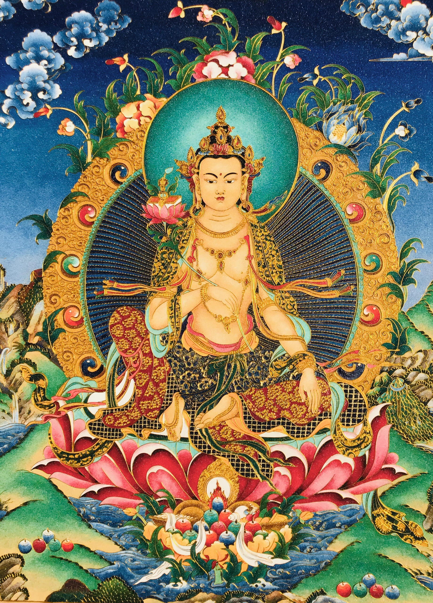Mahasthamaprapta Bodhisattva** (Bodhisattva of Great Strength) Mahasthamaprapta Bodhisattva** (Bodhisattva of Great Strength)